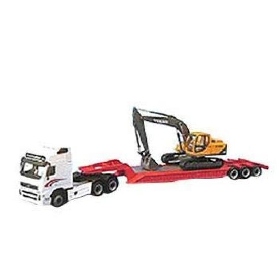 

Cararama Volvo FH12 Экскаватор EC210 Погрузочные весы 1/87 185-002