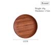 Wooden Serving Tray Solid Wood Pallet Oval/Rectangle Plate Food Dessert Fruit Coffee Tea Cup Dishes Platters Kitchen Accessories