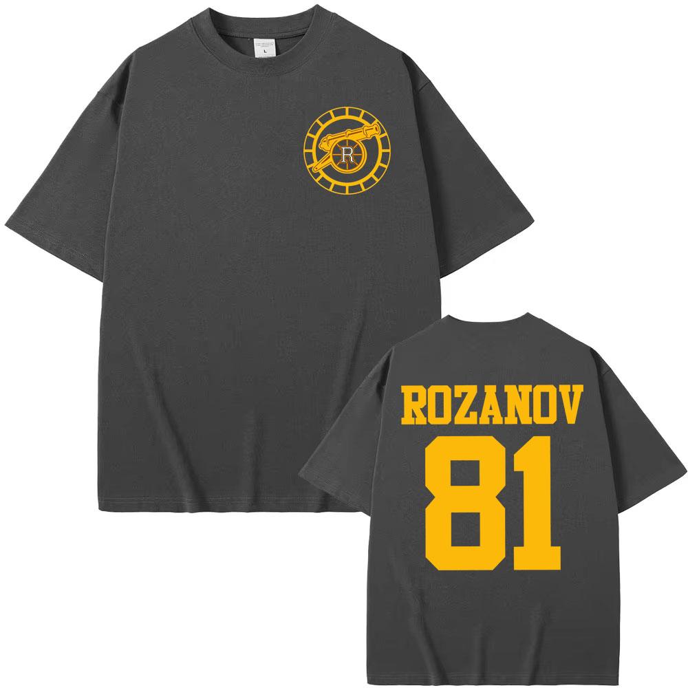 Heated Rivalry Ilya Rozanov 81Boston Raiders T Shirt Men Women Fashion Trend Hip Hop T Shirts Summer Casual Fleece Tshirt Tops
