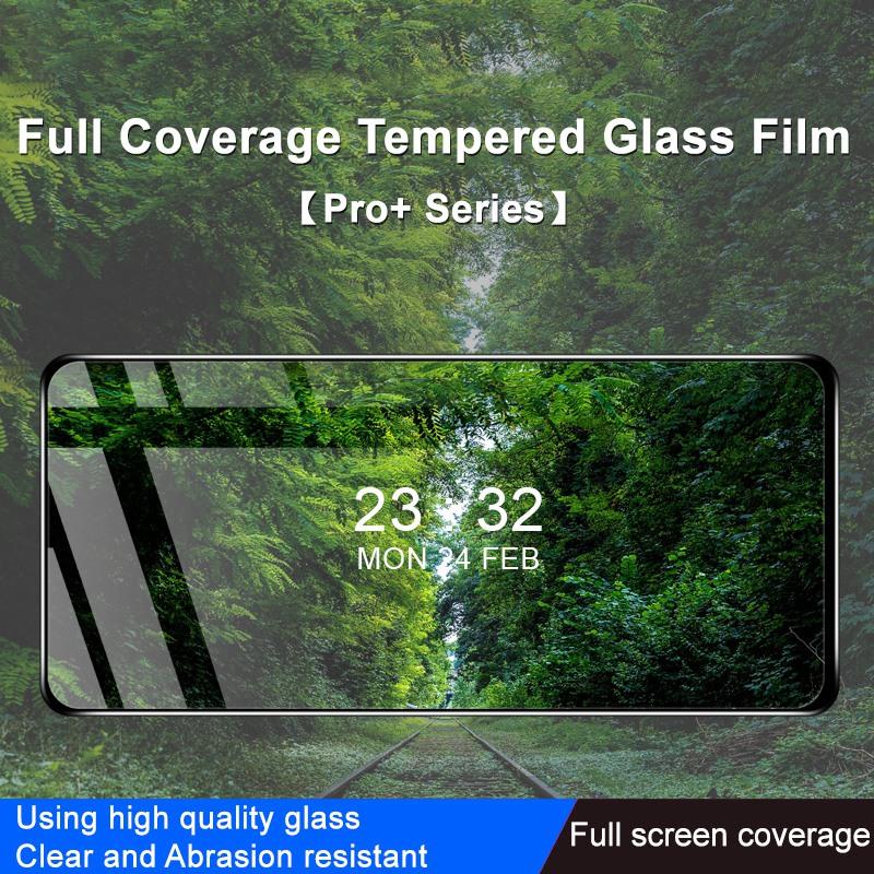 IMAK Pro+ Series for Xiaomi 12T 5G/Redmi K50 Ultra 5G/12T Pro 5G HD Full Coverage Screen Protector Anti-fingerprint HD Full Glue Tempered Glass Film