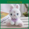 National Plush Style Bunny Keychain Pendant Toy For Bag Decor And Gift Accessory