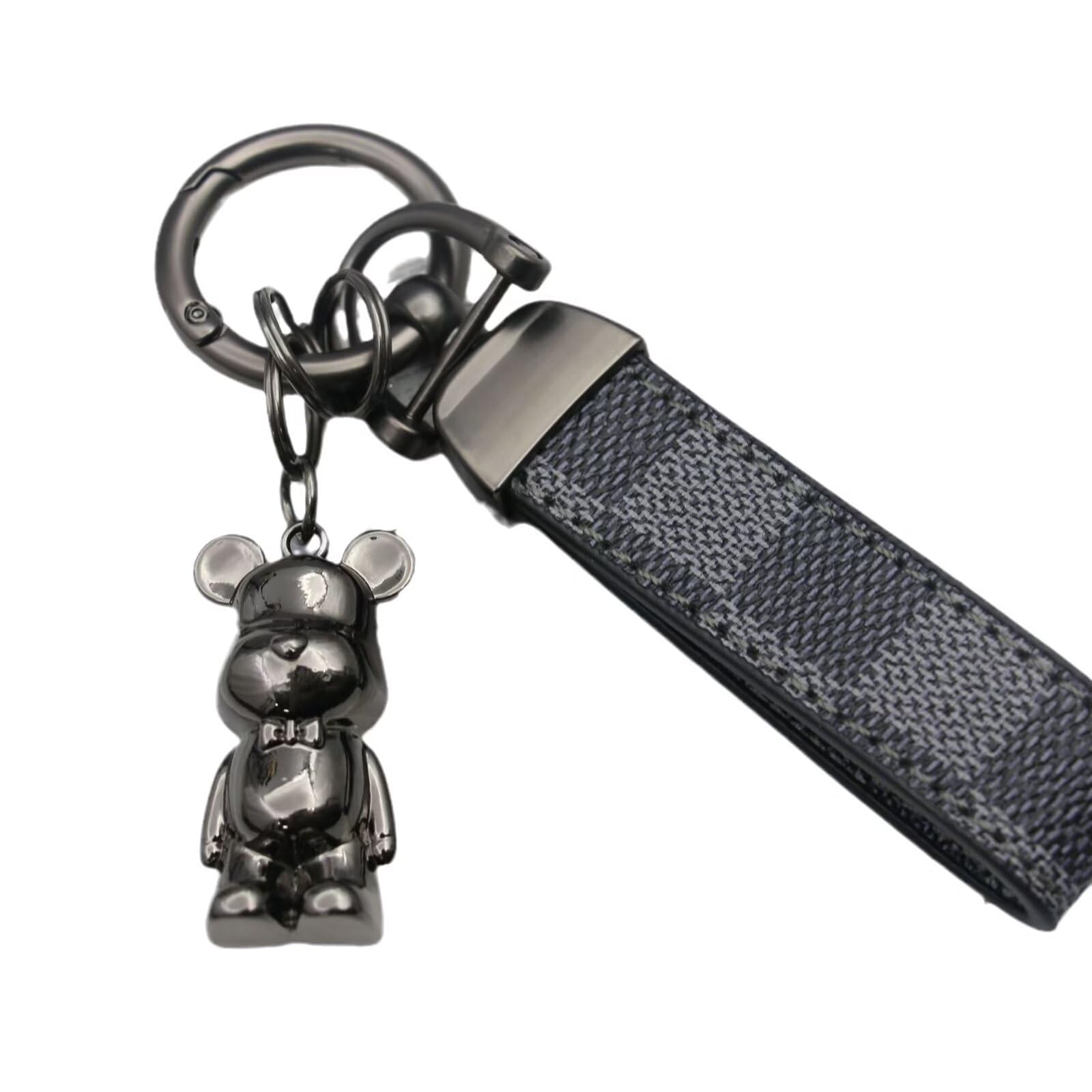

[Godfun] Cows Keychain, Anime Cute Bear, Bag Strap, Character Car Keychain, Strap, Decorative, Gift for Friends and Lovers - Style 1