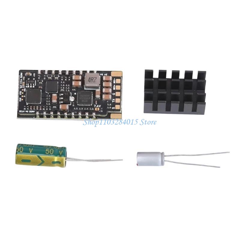 R6FF Brushless AM32 ESC V2.5 85A Transient Current 2-7S Input for Drones & Remote Model Aircraft with 32-bit Control