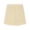 LESS 2025 Summer Cotton Blend Knit Straight Shorts