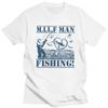 Individuelle Mode Milf Mann Ich Liebe Angeln T-Shirts Herren Kurzarm Fischer Fisch Geschenk T-Shirt Streetwear Tee Slim Fit T-Shirts