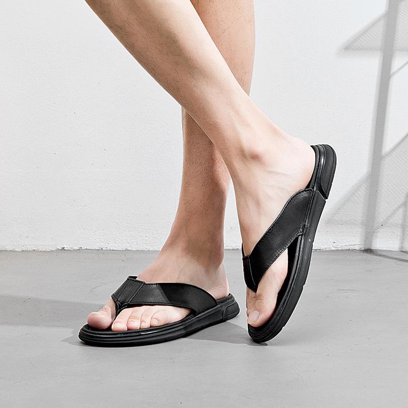 Summer fashion men slippers Anti-Slippery comfort breathable Designer Men Sandals Beach Shoes outdoor Casual  Flip Flops