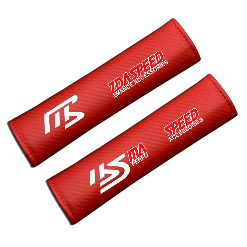 

LUMIMAN Накладка на эмблему Mazda Speed, Накладка на ремень безопасности, Наплечник ремня безопасности, Эксклюзивный логотип автомобиля, MAZDASPEED красный