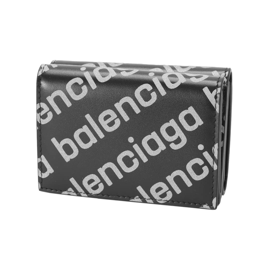 

BALENCIAGA Trifold Wallet Reflective Print Cash Mini Wallet (BALENCIAGA) 594312-23V73-1090 [Пункт]