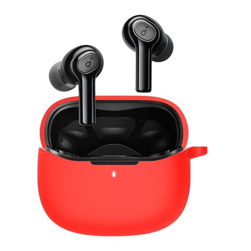 Soft Silicone Protective Shell Anti-fall Earphone Case Cover for Anker R100 Wireless Earbuds