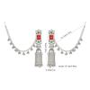 Bohemian Indian Style Long Tassel Bell Dangle Earrings