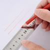 Stainle Steel Metal Straight Ruler Precision Double Sided Precision Measur Tool Scale Metric Ruler 15-50cm The Scale Table Clear