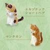 [Set of 5] Gacha Gachapon Full Set Complete Figure Toy Contents Animal Cat Cute [Gassho Takumi ~Cat Worship~ Part 2] Exotic Munchkin Calico Scottish