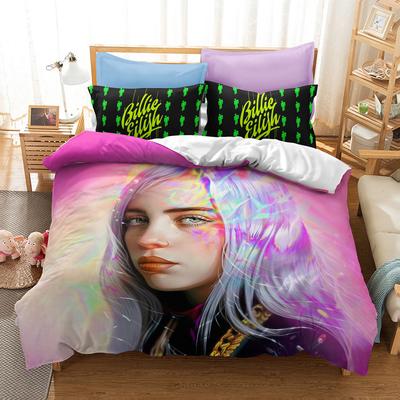 Three-Piece Home Textile Quilt Set Four-Piece 3D Digital Printing Character Billie