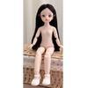 30cm Multi Contact Lenses Bjd Doll Toy Straight Curly Hair Articular Mobility
