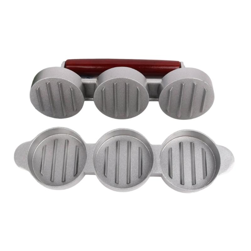 

Sturdy Aluminum Alloy Small Patty Maker Kitchens Supplies for Crafting Delicious Burgers Home or During Picnics 1