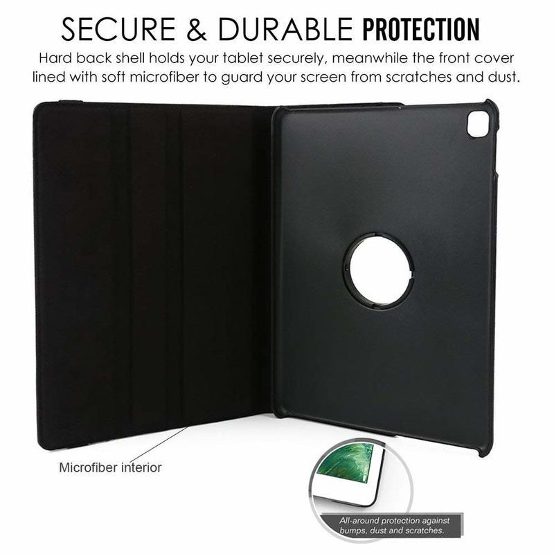 Pouzdro pro iPad Air1 Air 2 (5. 6. gen)2017 2018 9,7palcový PU kožený kryt stojanu otočný o 360 stupňů pro iPad 2 3 4 IPad Pro 9.7