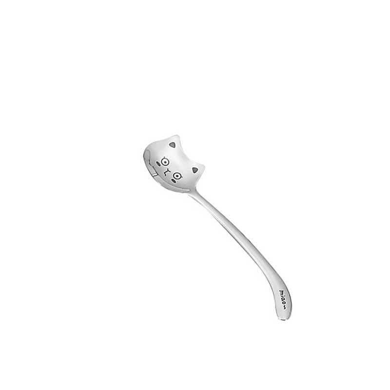 1PCS Funny Long Tail Cat Coffee Spoon