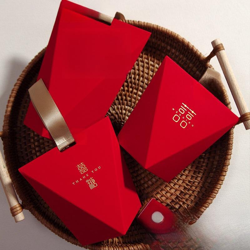 New Red Chinese Style Wedding Candy Boxes and Bags