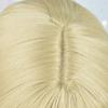 Womens Full Wig Long Straight Golden Hair With Natural Bangs Heat-Resistant Synthetic Hairpiece Daily Wear