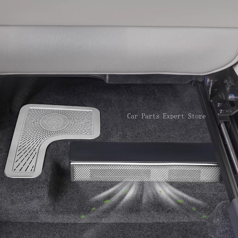 For Li Auto Lixiang i6 i8 2025 2026 Under Seat Air Outlet Protective Cover Car Dustproof Rear AC Vent Guard Interior Accessories