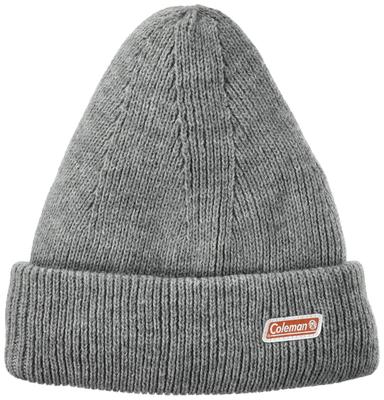 COLEMAN Knit Cap, Fleece-Lined, Gray, 492-0032