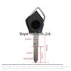 Motorcycle Key Blank/Handle for Kawasaki H2, H2R, Z800, Z900, Z1000, ZX-6R, ZX-10R.