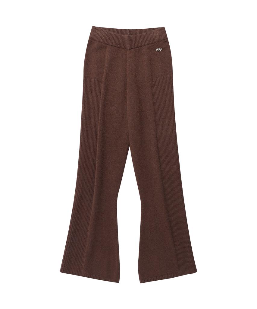 AMES-WORLDWIDE Knit Leggings Pants Brown