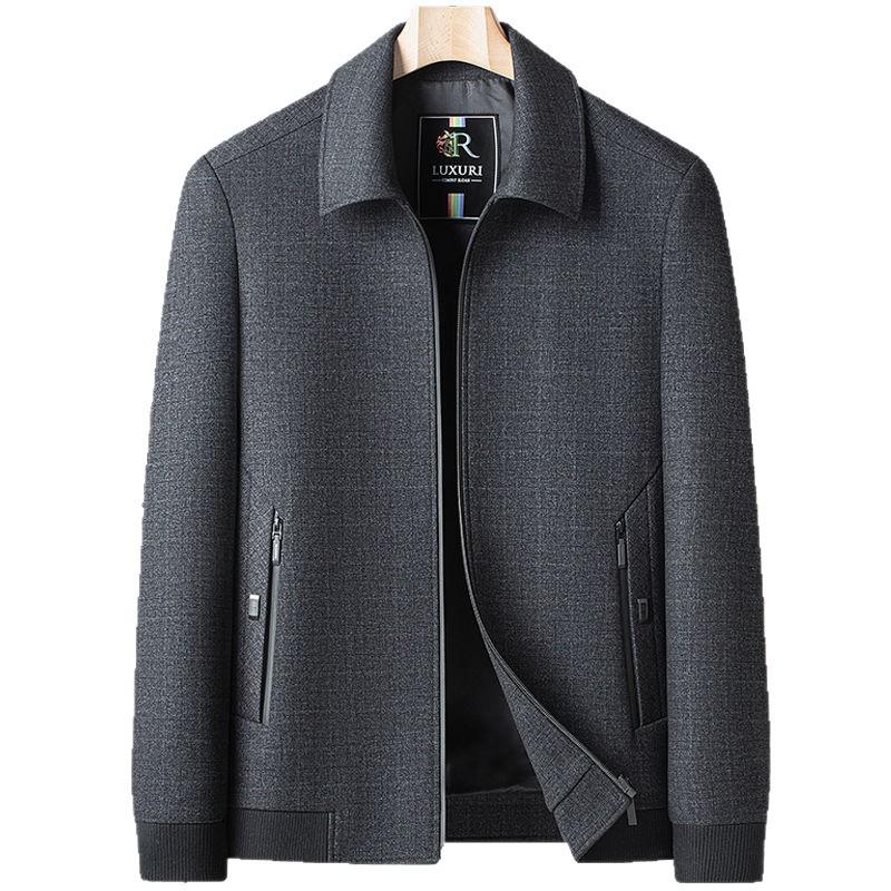 Men's Casual Spring & Autumn Jacket for Middle-Aged and Elderly Dads