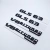 3D Silver Black Letters GLS63 V8 Biturbo ABS Emblem for Mercedes Benz AMG X166 Car Styling Fender Trunk Nameplate Logo Sticker