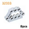 Technical Part MOC Driving Ring Axle Pin Various Styles of Technology Parts Connectors Fits For Brick Playset Block Bricks Toys  Playsetss