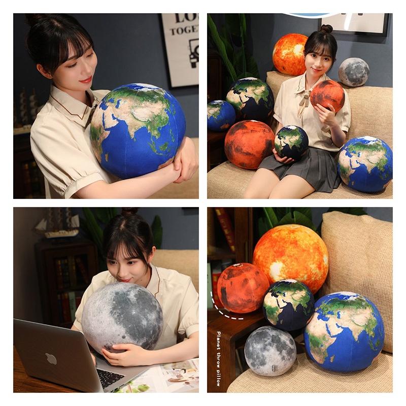 Innovatives Sonnensystem Pädagogisches Planetarisches Plüschkissen Spielzeug Dekoration