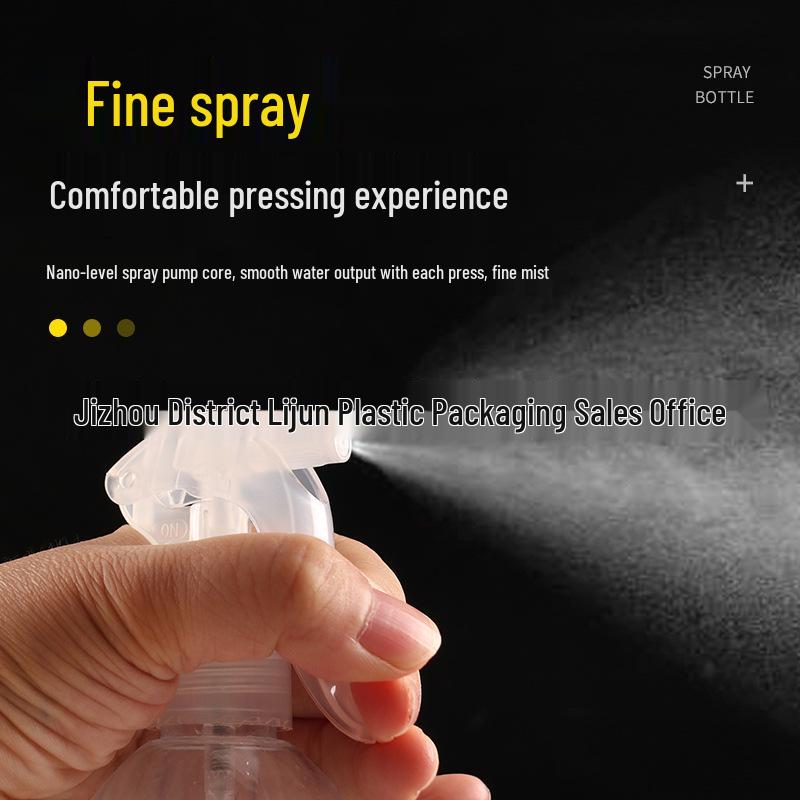 150/200/250ml Transparent Mouse Mist Spray Bottle for Makeup and Plant Watering