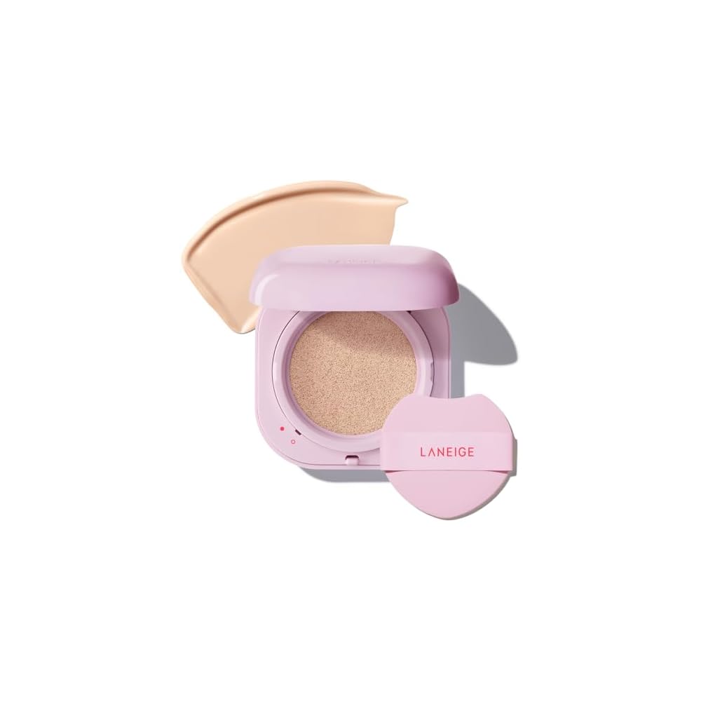 Laneige Neo Cushion The Glow 21C Cool Beige Foundation Semi-Matte Sunscreen Korean Cosmetics 15g