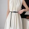 Long Length Waist Rope Belt Solid Color Body Chain Belt Rope Thin Belt  Dress Clothing Accessories
