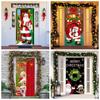 Ornaments Christmas Hanging Cloth Background Christmas Door Cover  Indoor and Outdoor