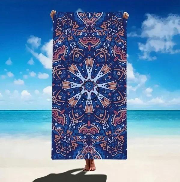 Mandala Strandtuch Große Größe Outdoor Reise Camping Saugfähige Strandtücher Super Weich Sommer Schwimmtuch Handtuch Meer