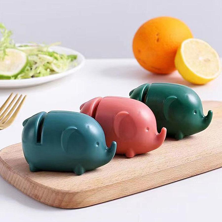 Słodki Słoń Kuchenna Ostrzałka Wygodny i Szybki Kamień Do Ostrzenia Noży Miniaturowy Kamień Do Ostrzenia Zwierząt