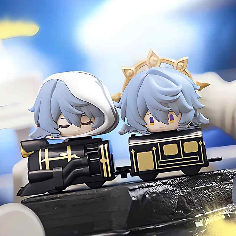 New Mihoyo V3 V2 V1 Genuine Honkai Star Rail Figure Trendy Stackable Toy Ornaments Children'S Birthday Gift