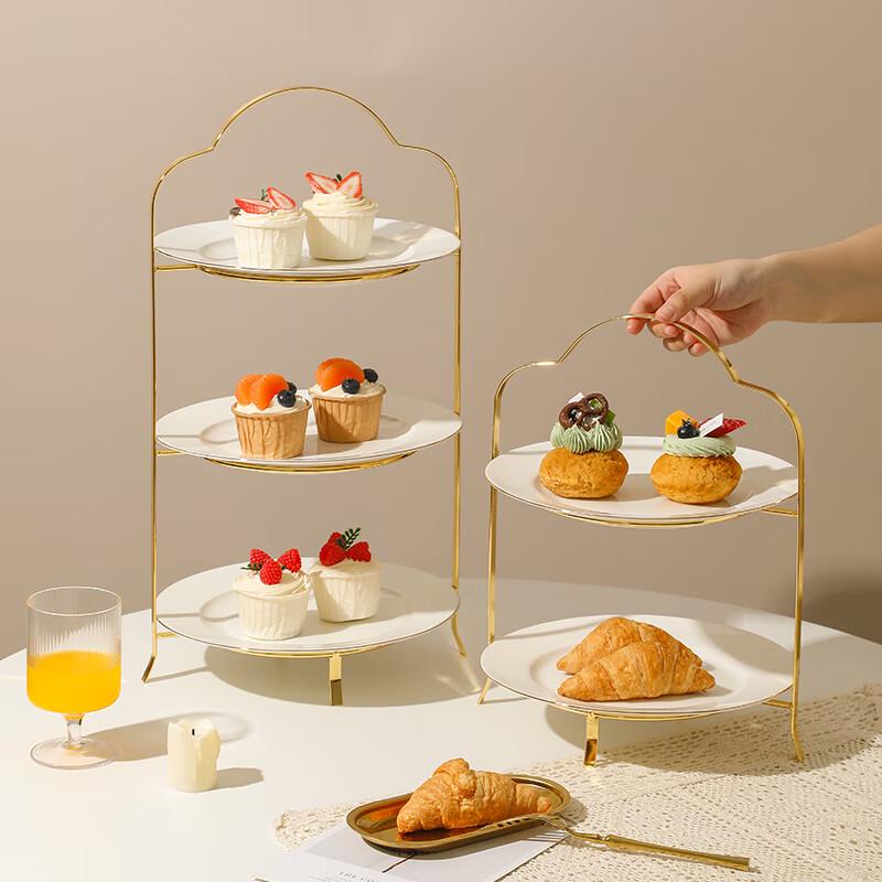 Nordic Ceramic 3-Tier Cake Display Stand