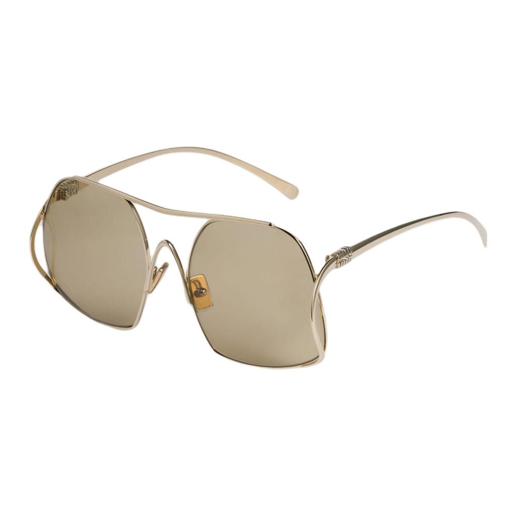 Miu Miu Original Design Metal Sunglasses Women sunglasses Gold SMUA55E5AKC057