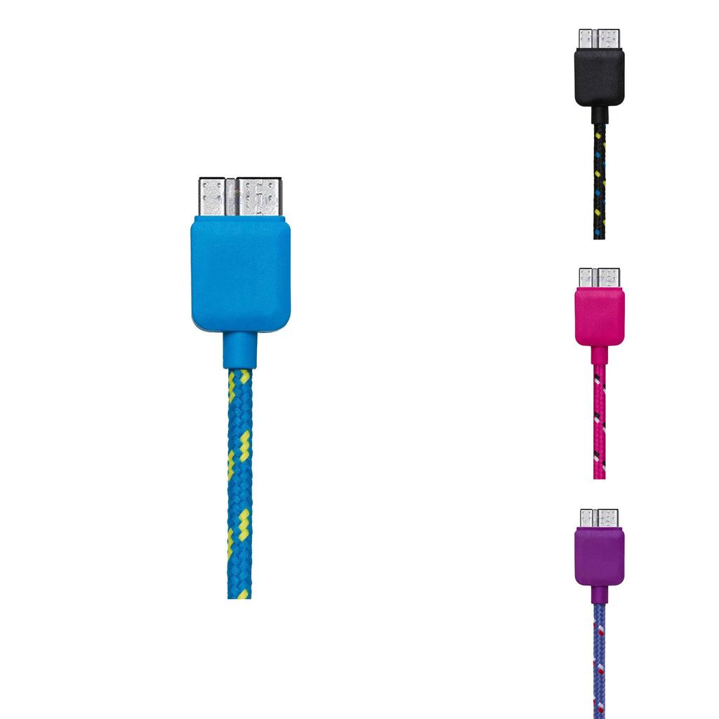 Nylon Braided Charging Cable For Smartphones With Fast Data Transfer For Travel And Daily Use
