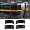 4X Front Grille Side Corner Decor Trim Cover Kit For Ford F150 Tremor -