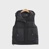 Women's Hooded Down Cotton Vest - 2023 Autumn/Winter Korean Style Sleeveless Short Jacket