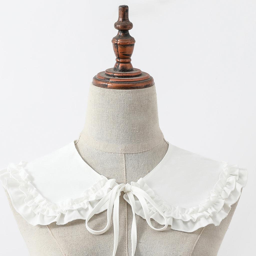 Women's New Wave Edge Decoration Fashion Shawl Lap Shoulder Detachable Versatile Fake Collar