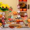 Wood Autumn Signs for  Thanksgiving Mantelpiece Embellishments for Autumn Home Garden Decors