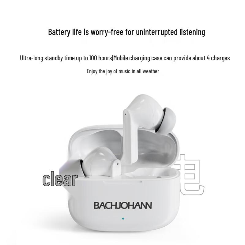 Bach Johann T6 Smart Noise-Cancelling True Wireless Earbuds