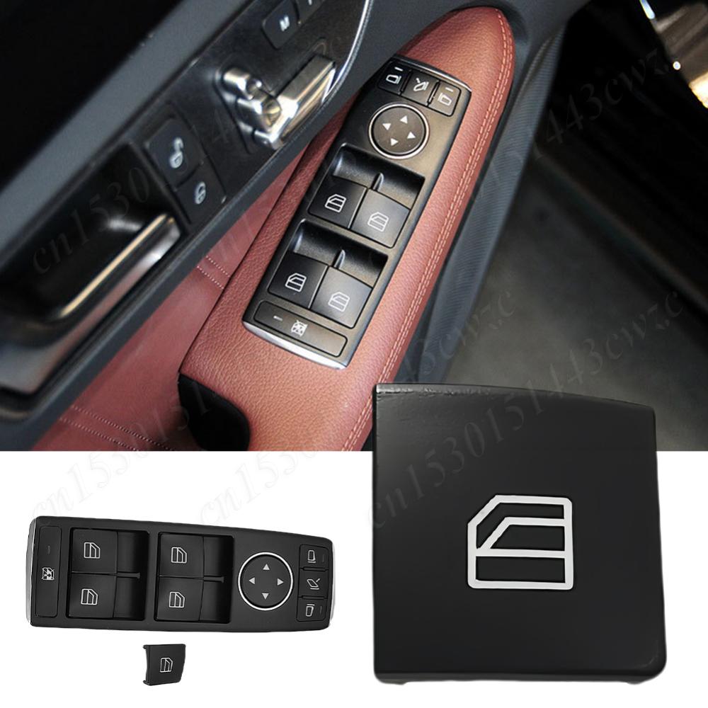 Car Window Lifting Button Window Regulator Switch Button Car Window Control Switch Cover for Mercedes Benz W204 X204 W212 W207