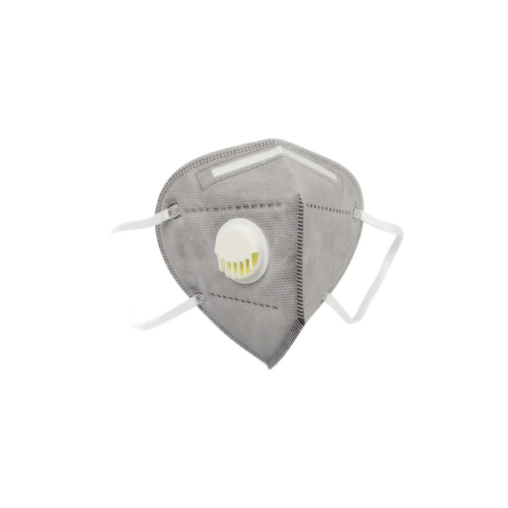 Adult KN95 Face Mask with Breathing Valve 7 Layer Protection 10 Pack Respirator Masks for Airborne Particle Filtration and Dust Prevention