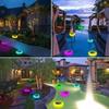 3PCS Solar Outdoor Lights Motion Sensor Solar Wall Light Waterproof Emergency Waterproof For Floating Pool Light Street Garden Porch