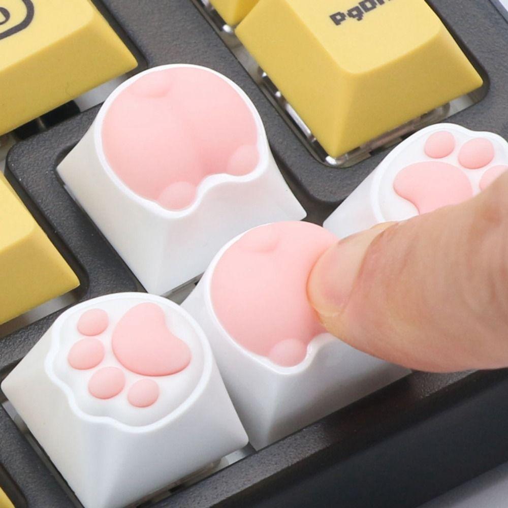 Kočičí tlapky Corgi Buttock Kočičí tlapky Corgi Buttock Keycap Mechanická klávesnice Přívěsek krytky kláves Zábavné dárky